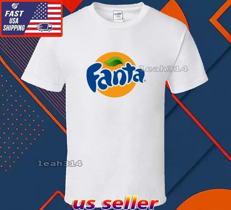 Новая Футболка Fanta Логотип Футболка Смешная Американская США Унисекс Размер S-5XL