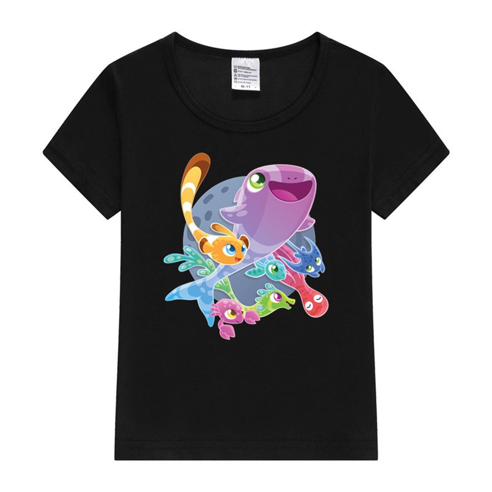 Super Starfish Adventure Kids T-Shirt Kawaii Fish T Shirt Kids New Summer Cute Fashion Children T-shirt Thin Girls Tshirt Tops