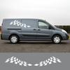 2 шт. Боковые наклейки на двери автомобиля Для Fiat Scudo Тюнинг Аксессуары Фургон Спортивные Буквы Графика Гоночный Стиль Виниловый Декор Наклейки