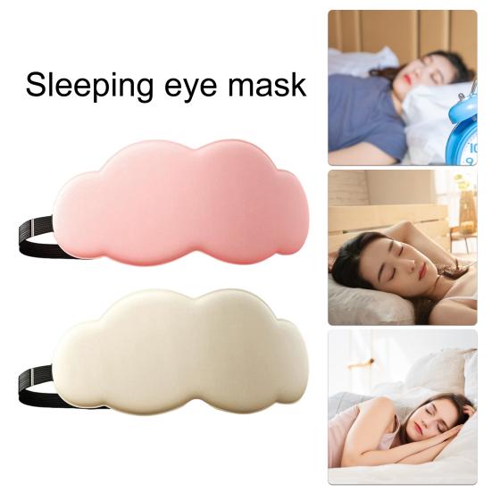 Yousheng 6D Sleep Blindfold Cloud Shape Breathable Memory Foam Eye Cover Patch Travel Sleep Eyeshade for Women Men Kids