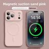 Роскошный Оригинальный Жидкий Силикон Для Чехла MagSafe Для Для Iphone 17 Pro 16 Pro Max 15 14 Plus 13 12 Mini Ударопрочный Чехол Аксессуары