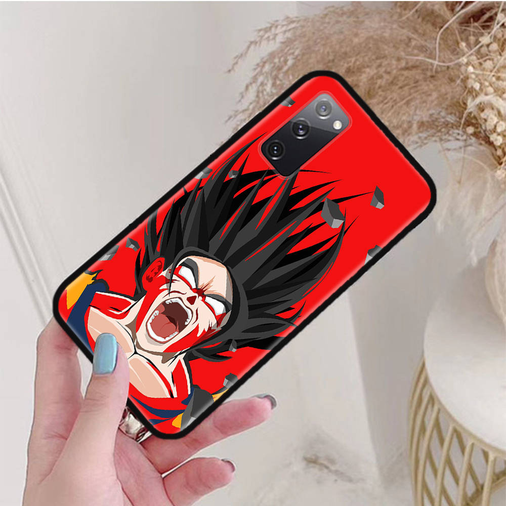 Черный чехол для Xiaomi Poco X6 X4 M5 M6 F5 F6 C65 C55 C50 C51 C40 Pro Redmi 14C A3X 13C 12C 11T 10A 9C Note 7 6 8A Plus W-58 Dragon Ball