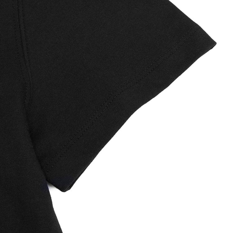 Jordan Футболка женская повседневная с коротким рукавом и круглым вырезом, с принтом логотипа, черная FD0103-010