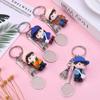 Creative Mini Badminton Keychain Creative Mini Badminton Keyring Cute Ornaments Memorial Key Chain Hanging Bag Car Accessories