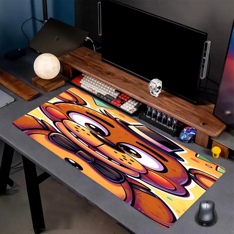 Five Nights at Freddy's Print Mouse Pad, Anti‑Slip Desktop keyboard Mat, for PC Laptop Gaming Working Daily Use, Cool Festival Surprise Gift