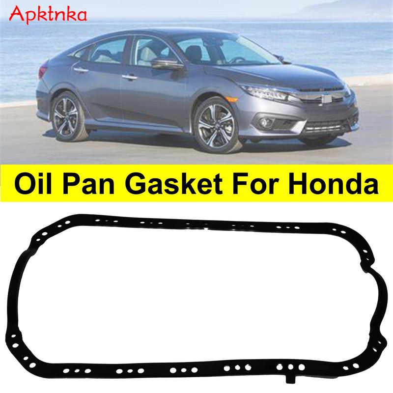 Прокладка масляного поддона двигателя автомобиля, запасные части для Honda Civic Wagovan DX LX Del Sol SOHC D17A1 1668cc 1700cc 1.6L 1.7L 1996-2005