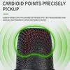 360 Degrees Rotatable USB Condenser Microphone with 3.5mm Port Gain Control Microphone  for PC