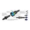 SAE1/4 '-6.3mm Fuel Urea Quick Connector for Motorcycle Auto Diesel Vehicle Fuel SCR System