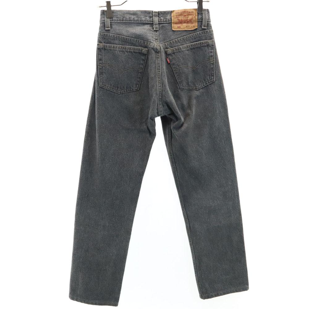 Levi's 90-е Made in USA 501 Старые черные прямые джинсы Женские Б/У