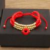 Nidin High Quality Sweet Cute Multi-layer Copper Beaded Heart/Lip/Star/Strawberry Shape Rope Bracelet Party Jewelry Gift