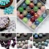 Смола 12 мм прямое отверстие 25 шт. бисер для изготовления ювелирных изделий браслет ожерелье круглый имитация тигрового глаза камень DIY материалы изысканные сверкающие аксессуары