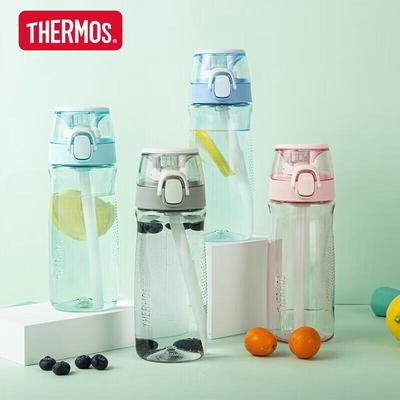 Thermos Спортивная бутылка для воды Tritan с трубочкой