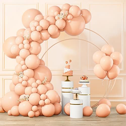 2025 New 105pcs Hot Sale Gold Balloons Set Cream Beige Red Black Blue Garland Arch Kit for Weddings Baby Showers Birthdays