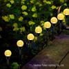 Солнечные светодиодные гирлянды в виде пузырьковых шаров для сада - Наружное украшение для двора