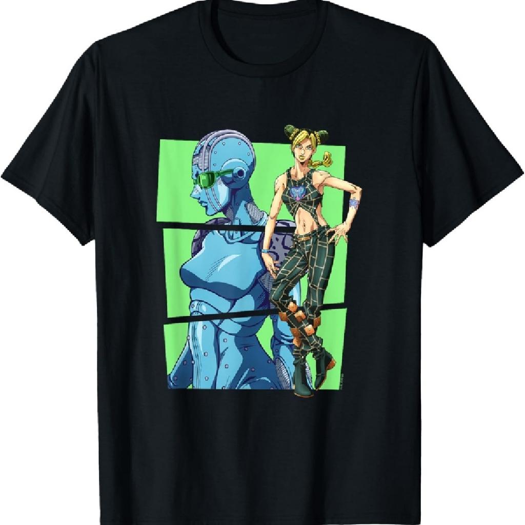 JoJo's Bizarre Adventure Часть 6 Джолин и Stone Ocean Блоки Футболка