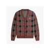 [headquarters Genuine] Fred Perry [sharp] Glitch Tartan Cardigan  S54  Afpm2336531 S54 qzgAfpm2336531 S54