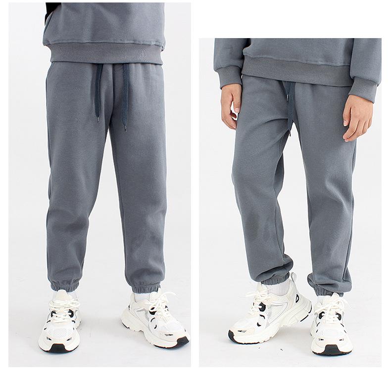 Korean Style Spring Children's Solid Color Trousers - New Girls' All-Match Casual Sports Pants