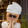 Ice Cream Hat Cosplay Decor Toy Headgear for Fancy Dress Party Halloween Holiday
