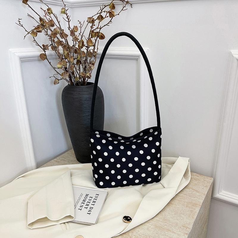 Сумка в горошек Женская новая универсальная сумка через плечо Сумка для выхода