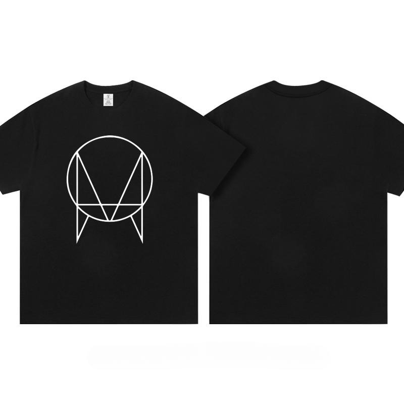 Футболка с коротким рукавом Skrillex, топ 100 Dj Clothing Around VAC Electric Syllabic Trampoline, модная повседневная мужская и женская футболка