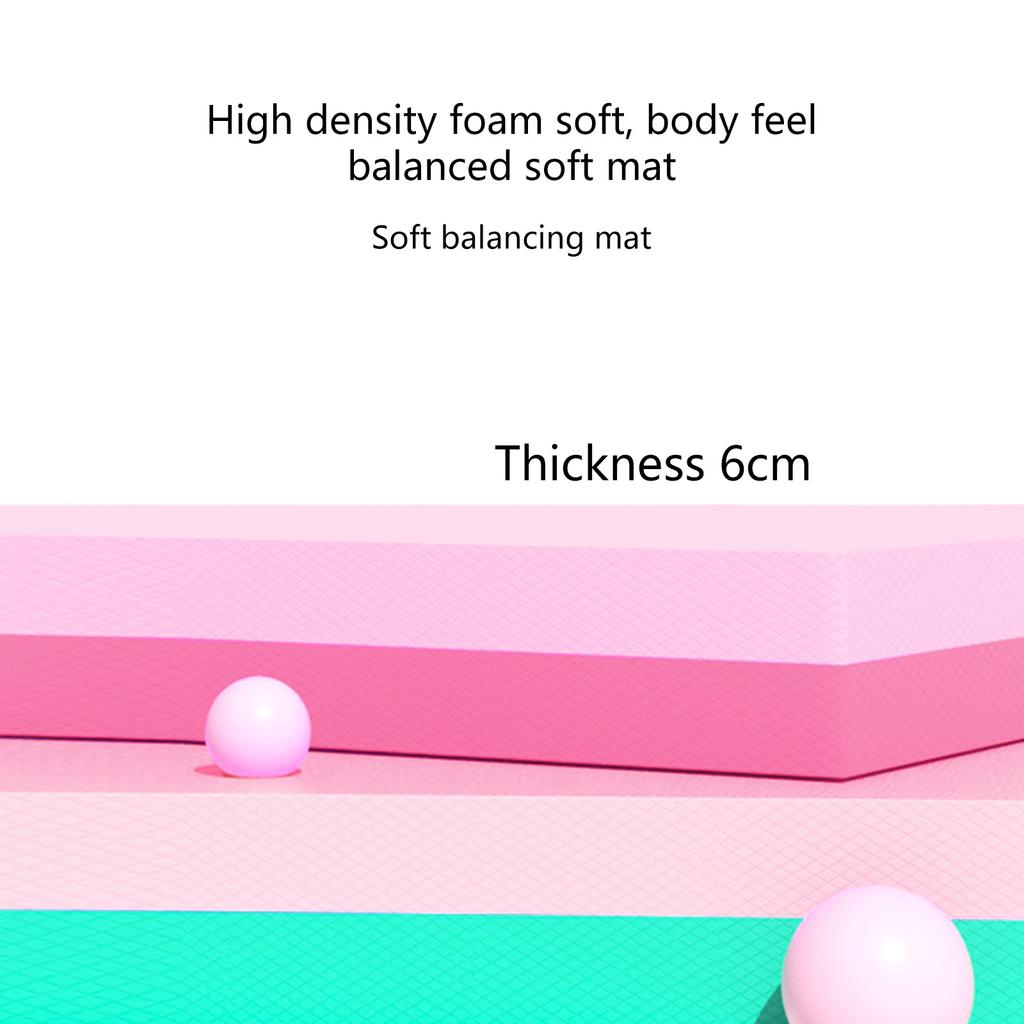 Small Balance Board Foam Pads Exercise Balance Pad Knee Cushioned Boards for Women Kid Fitness Training Yoga Mats