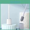 Brush And Bowl Wikhostar Toilet Holder Bathroom Accessories Wallmounted Toilet Scrubber Silicone Bristles Deep Cleaning Tools