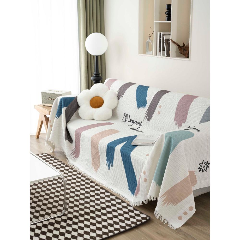 Диван-полотенце Диван Пылезащитный Полностью Покрытый Цельный Четыре Сезона Универсальный Чехол Для Дивана На Подушку Все Включено Универсальный Нескользящий