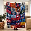 NFL Print Blanket - Soft & Comfortable, for Bedroom, Travel, Sofa, Home Decoration - Birthday Christmas Gift for Friend