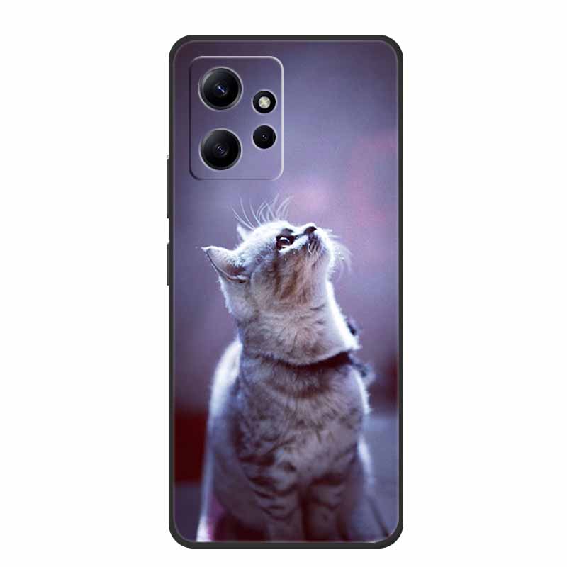 For Xiaomi Redmi Note 12 4G Case Animals Soft Silicone TPU Phone Cases Back Cover for Redmi Note12 4G Fashion 23021RAA2Y Fundas
