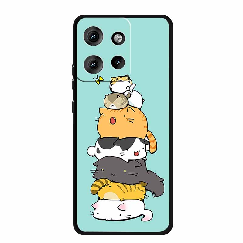 Чехол для Moto Edge 50 Neo Роскошные мягкие силиконовые чехлы из ТПУ для Motorola Edge 50 Neo Moto S50 5G Ударопрочный чехол с рисунком сердца Fundas