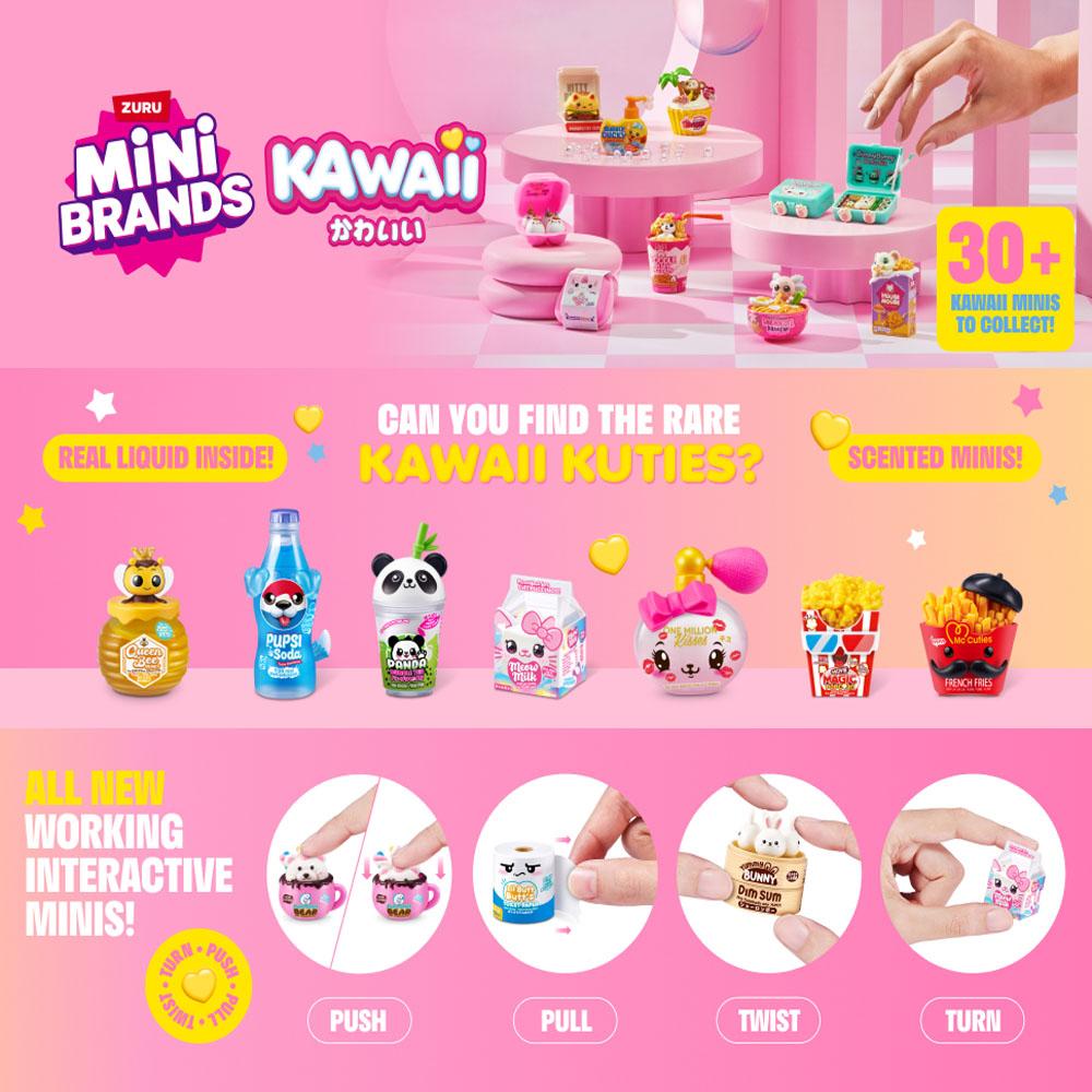 ZURU Mini Brands Еда Заполни Холодильник Серия 1 Plauset Brands Дом Капсула Создание Своими Руками Мини-Кухня MasterChef Серия Еды