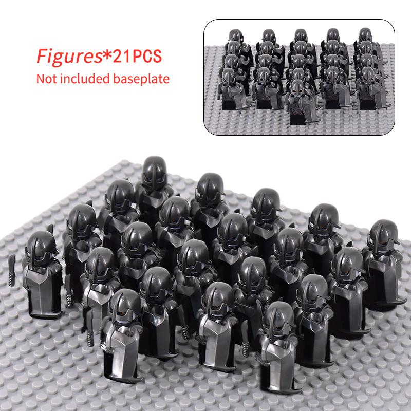 Средневековый лотр Фигурки Орк Солдаты Разбойник Варгр Волк Слон Маунт Рыцари Строительные блоки Кирпичи Игрушки для детей Подарки