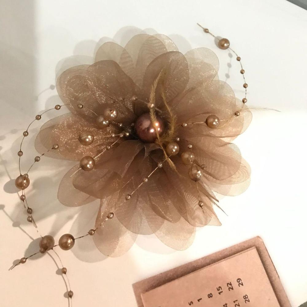 Кисточка зажим для захвата блестки волосы коготь модные цветочные заколки для волос женские