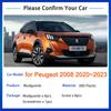 4x для Peugeot 2008 2022 2023 Брызговики с защитой от брызг, защита крыла, передние и задние колеса, Стайлинг автомобиля
