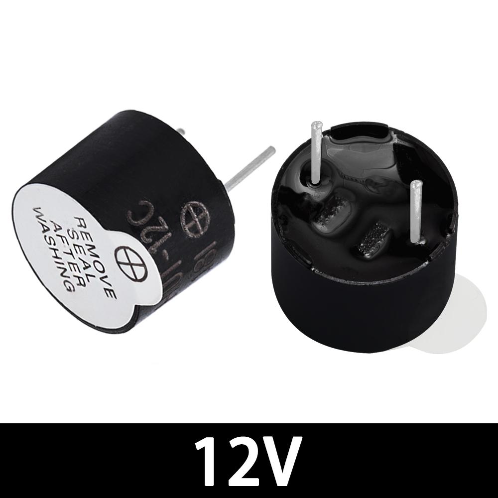 3v 5v 12v Active Buzzer Magnetic Long Continous Beep Tone Alarm Ringer 12mm MINI Active Piezo Buzzers Fit For Arduino Diy Kit