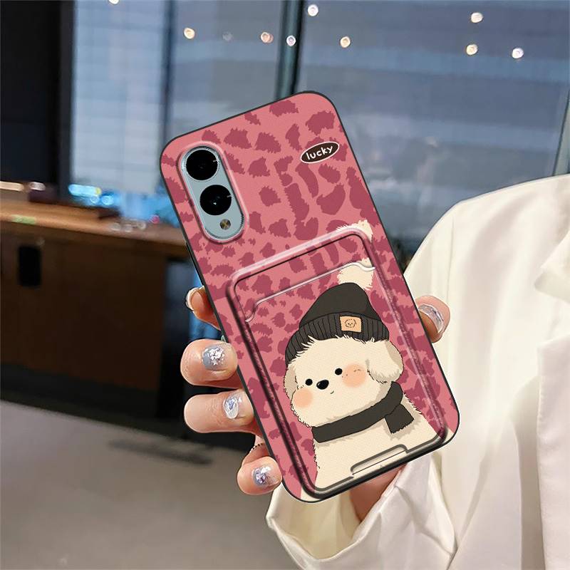 Waterproof Anti-dust Phone Case For Fujitsu Arrows F-52E/We2 Graffiti Card slot Fashion Design Soft case Durable Cute