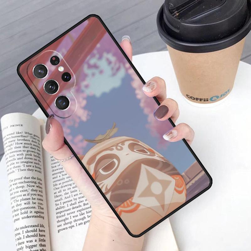 Чехол Genshin Impact Иконка чехол для телефона Чехол Для Samsung Galaxy S24 S25 Ultra S21 S22 Ultra S10E Note 10 Plus Note 20 FE S23