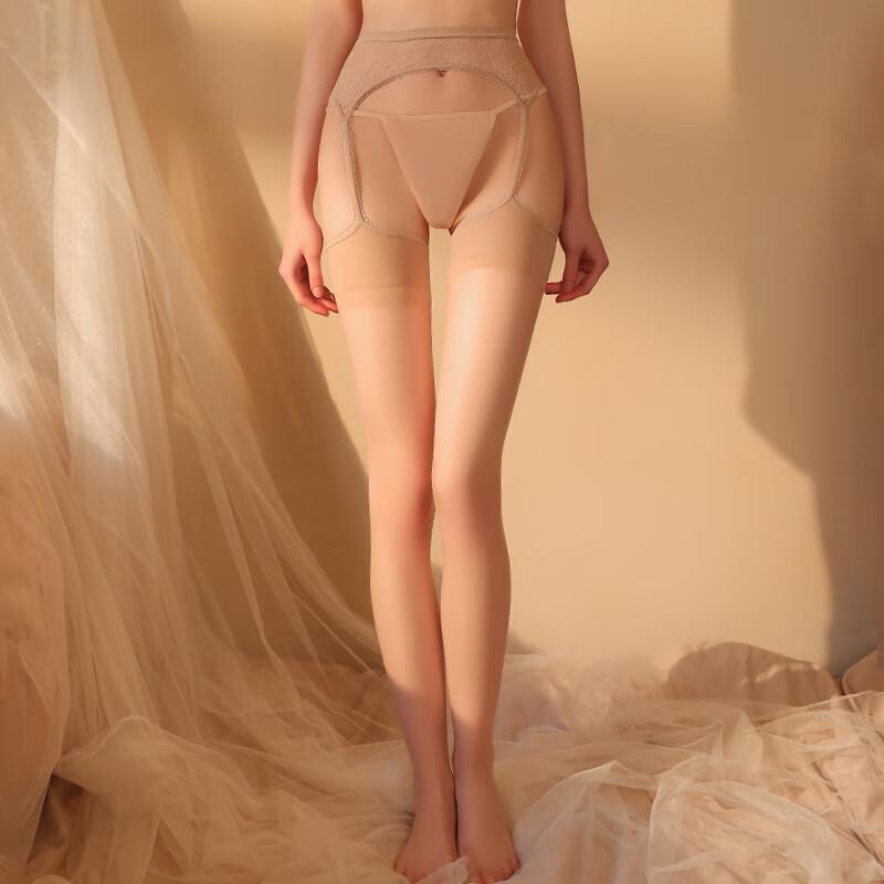 Женские чувственные кружевные чулки с силиконовой резинкой