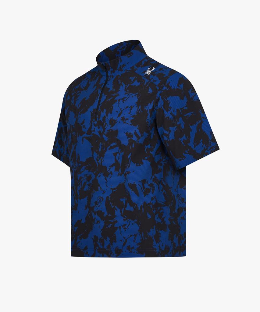 SPYDER Men'S Seersucker Short Sleeve Anorak Spkmcnrs304Mrbl
