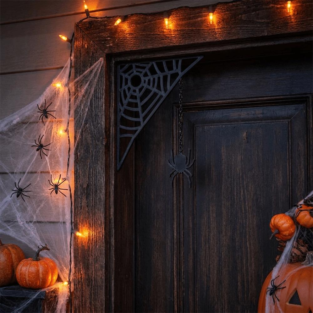 Fun Spider Web Door Frame Prop Creepy Haunted House Decor Holiday Gift Giving