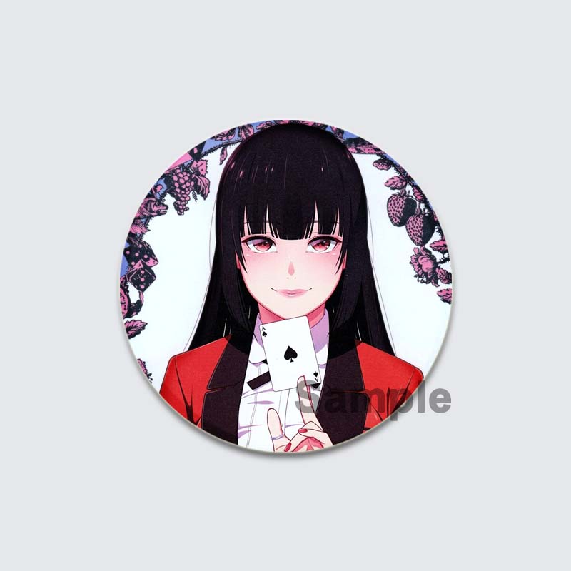 32/44/58 мм аниме Kakegurui Брошь ручной работы булавка мультяшная фигурка Юмэко Джабами значок мультяшный косплей значок для рюкзака Декор ювелирные изделия подарки