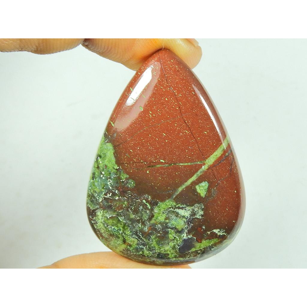 30X41X06 ММ Натуральный Драконий Яшма форма груши Кабошон Свободный Драгоценный Камень 67 Карат. SY-475