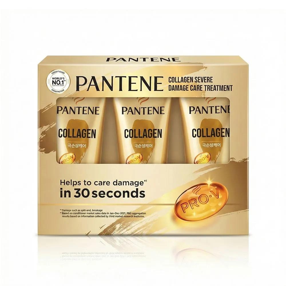 Pantene Интенсивный уход для поврежденных волос Маска для волос 400 мл x 3 упаковки Pantene Маска для волос