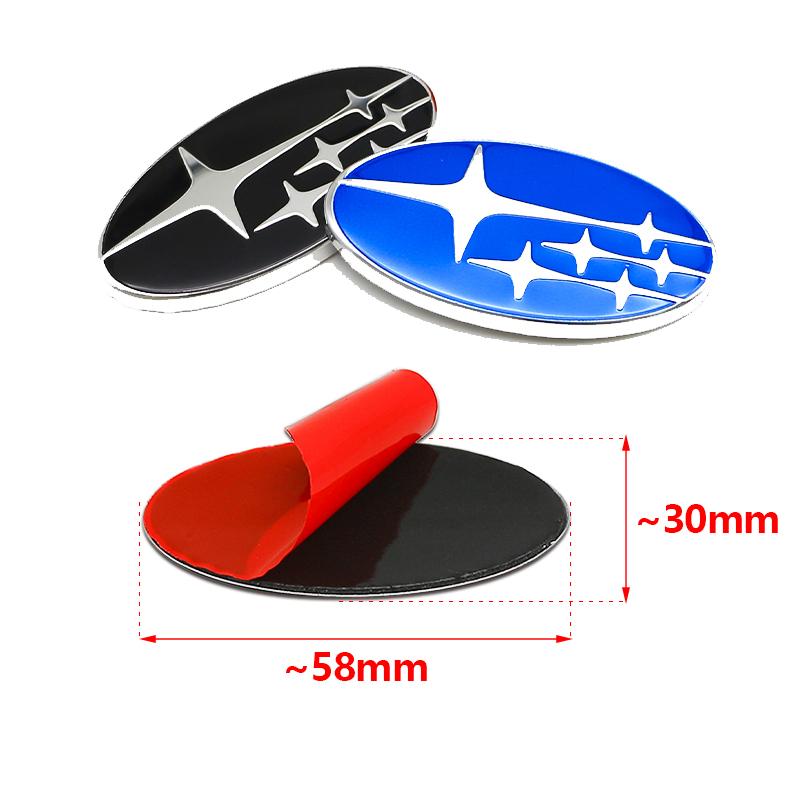 Car Steering Wheel Emblem Sticker Accessories For Subaru STI Forester Impreza Legacy Outback XV BRZ WRX Tribeca Y12