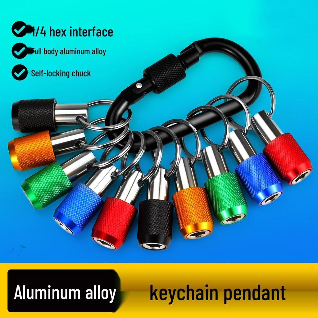 Quick Release 1/4 Hex Socket Keyring Adapter Set