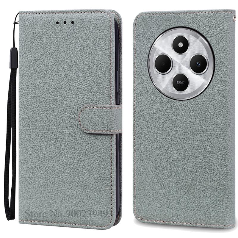 For Redmi 14C 4G Case Soft Silicone Pu Leather Wallet Flip Case For Xiaomi Redmi 14C Case Stand Book Cover For Redmi 14 C Fundas