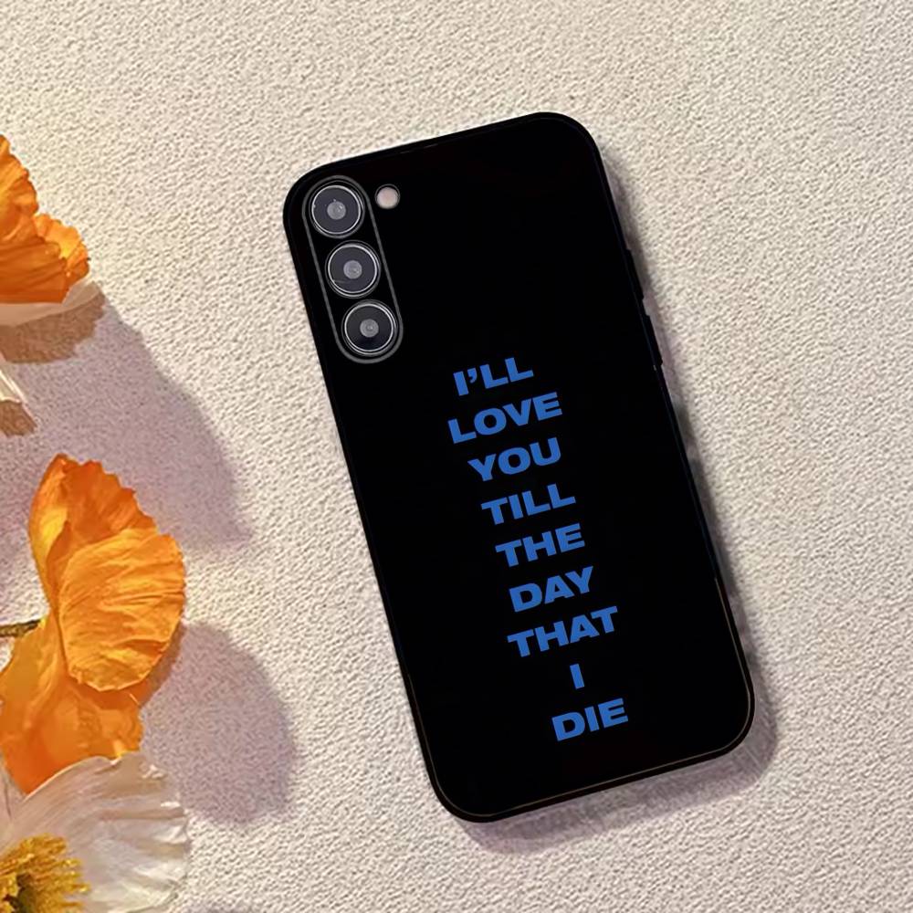 Чехол для телефона музыканта Билли Айлиш для Samsung Galaxy A73, A72, A71, A70, A53, A52, A51, Другие, Мягкий черный чехол