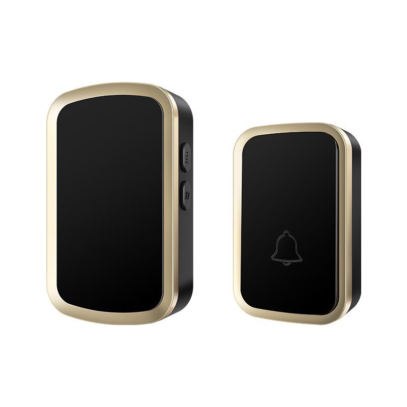 Беспроводной водонепроницаемый дверной звонок с передачей на большое расстояние и одноканальным вызывающим устройством для домашнего использования