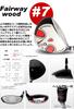 WORLD EAGLE ST Нержавеющая сталь Клюшка для фейрвея F-01 #7W 21° Для правшей/R