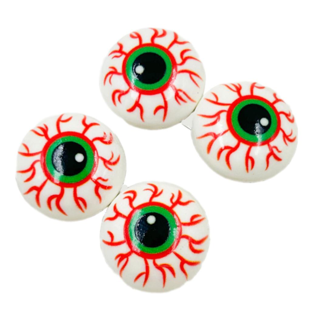 Halloween Eyeball Hair Clip Spooky Costume Accessory For Adults Kids Parties Resin Alloy Design Hairpin Hair Decorations